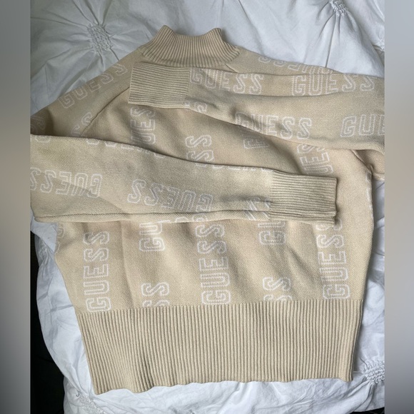 GUESS 1/4 Zip Knit Sweater - Picture 9 of 10